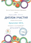 Мультитест 2014